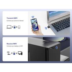 Wavlink WL-WN681X2F Wi-Fi adaptér USB, Wi-Fi 6 (IEEE 802.11 886 MBit/s