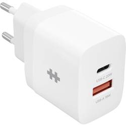 Targus HyperJuice síťový adaptér / napájení, USB-C®, USB A, 20 W, 18 W, bílá