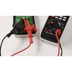 VOLTCRAFT MSK-130 krokosvorka rovná CAT IV 600 V, CAT III 1000 V 10 A červená
