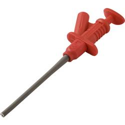 VOLTCRAFT MSK-122 rot bezpečnostní měřicí svorka, konektor 4 mm, CAT II 1000 V, červená