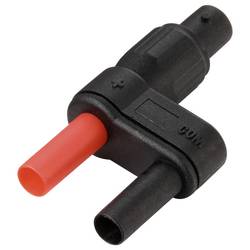 VOLTCRAFT MSC-120 adaptérový konektor, BNC zásuvka - zástrčka 4 mm, rovná, izolovaná, černá