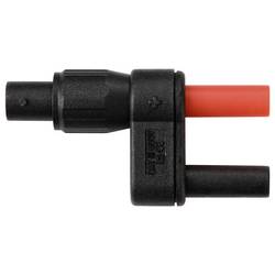 VOLTCRAFT MSC-120 adaptérový konektor, BNC zásuvka - zástrčka 4 mm, rovná, izolovaná, černá