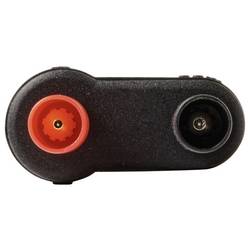 VOLTCRAFT MSC-120 adaptérový konektor, BNC zásuvka - zástrčka 4 mm, rovná, izolovaná, černá