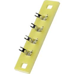 TRU COMPONENTS pájecí lišta jednořadá Počet pólů 4 epoxid (d x š x v) 36 x 9 x 1.5 mm 1 ks