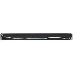 Intellinet 24-Port Cat6a Patchpanel geschirmt 1HE Kabeleinführung 90° abgewinkelt schwarz 24 portů patch panel 483 mm (19) 1 U černá osazený