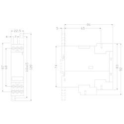 monitorovací relé Siemens 3UG4511-1BP20 3UG45111BP20, 1 ks