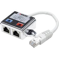 Intellinet RJ45 síťový adaptér CAT 5 [1x RJ45 zástrčka - 2x RJ45 zásuvka] 0 mm stříbrná, bílá
