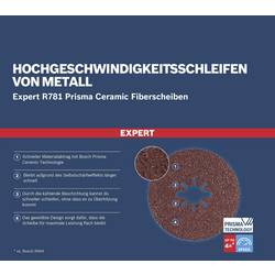 Bosch Accessories 2608621794 vláknitý kotouč Průměr 125 mm Zrnitost=36 25 ks
