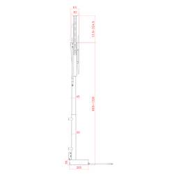 My Wall TV držák na zeď 81,3 cm (32) - 121,9 cm (48) ovládaný aplikací, motorizovaný
