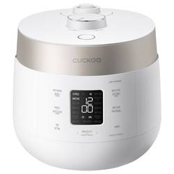 Cuckoo CRP-ST0609F vařič rýže bílá (matná), champagne zlatá nepřilnavý povlak, LCD displej