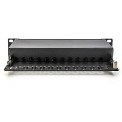Digitus DN-91612S-EA 12 portů síťový patch panel 254 mm (10) CAT 6A 1 U vícebarevná osazený