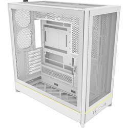 Jonsbo MONTECH - HS01 weiß Tempered Glass - Midi/Minitower midi tower herní pouzdro, pouzdro, PC skříň bílá
