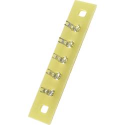 TRU COMPONENTS pájecí lišta jednořadá Počet pólů 5 epoxid (d x š x v) 45 x 9 x 1.5 mm 1 ks