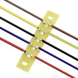 TRU COMPONENTS pájecí lišta jednořadá Počet pólů 5 epoxid (d x š x v) 45 x 9 x 1.5 mm 1 ks