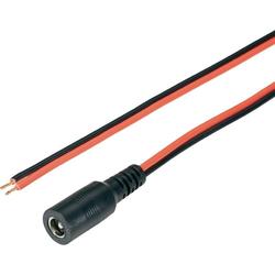 BKL Electronic 072062 nízkonapěťový připojovací kabel nízkonapěťová zásuvka - kabel s otevřenými konci 5.5 mm  2.1 mm 2.1 mm 2.00 m 1 ks