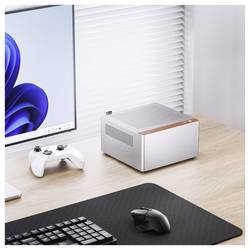 Jonsbo mini tower PC skříň, herní pouzdro, pouzdro stříbrná