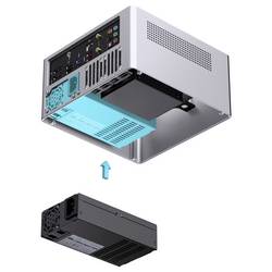 Jonsbo mini tower PC skříň, herní pouzdro, pouzdro stříbrná
