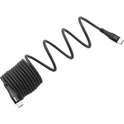 BKL Electronic Kabel USB-C USB 2.0 USB-C ® zástrčka 1 m černá stínění pletivem 10080171