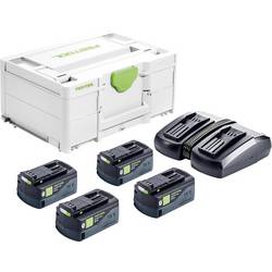 Festool SYS 18V 4x5,0/TCL 6 DUO Energetická sada 577709 vč. 4x aku , vč. nabíječky