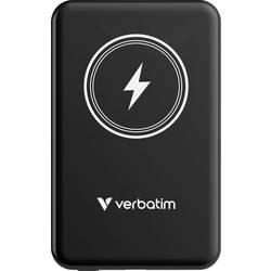 Verbatim Charge n Go Magnetic Wireless powerbanka Li-Pol, 5000 mAh, Rychlé nabíjení, Quick Charge 3.0, Power Delivery 3.0, Adaptivní rychlé nabíjení, USB-C®,