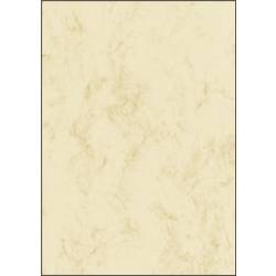 Sigel DP191 okrasný papír mramor A4 200 g/m² béžová 25 listů