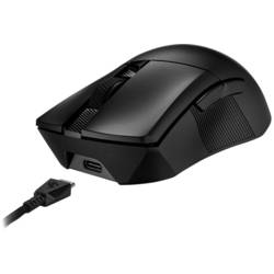 Asus ROG Gladius III Wireless AimPoint optická herní myš, přenos bezdrátový, Bluetooth®, USB, 6 tlačítko, 36000 dpi, černá