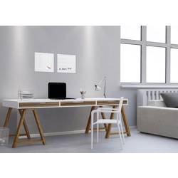 Sigel magnetický skleněný stůl Artverum super bílá (š x v) 30 cm x 30 cm GL158