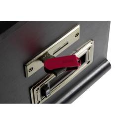 Technaxx TX-103 USB gramofon řemínkový pohon starožitná hnědá