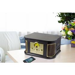 Technaxx TX-103 USB gramofon řemínkový pohon starožitná hnědá