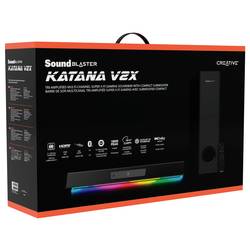 Creative Katana V2X, 2.1 Soundbar černá
