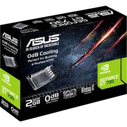 Asus grafická karta Nvidia GeForce GT730 2 GB GDDR5 RAM PCIe HDMI™, DVI nízký profil, pasivní chlazení