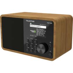 Telestar TELESTAR TOP 100 Schwarz 5700100 Akumulátorové rádio, DAB+, FM, Bluetooth, USB, s USB nabíječkou, s akumulátorem, funkce alarmu, černá