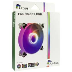 Inter-Tech Argus RS061 PC větrák s krytem šedá (š x v x h) 120 x 120 x 25 mm včetně LED osvětlení