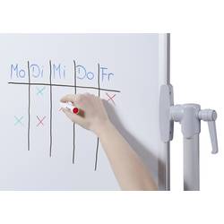 Dahle maticová deska (š x v) 1500 mm x 1000 mm bílá lakovaný lze otočit , oboustranně použitelná , vč. odkládací misky , vč. sady koleček