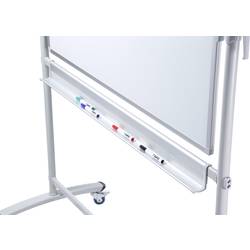 Dahle maticová deska (š x v) 1500 mm x 1000 mm bílá lakovaný lze otočit , oboustranně použitelná , vč. odkládací misky , vč. sady koleček