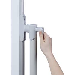 Dahle maticová deska (š x v) 1500 mm x 1000 mm bílá lakovaný lze otočit , oboustranně použitelná , vč. odkládací misky , vč. sady koleček