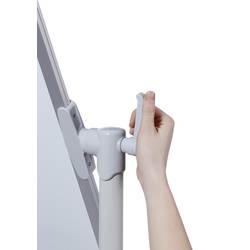 Dahle maticová deska (š x v) 1500 mm x 1000 mm bílá lakovaný lze otočit , oboustranně použitelná , vč. odkládací misky , vč. sady koleček