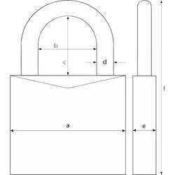 ABUS 79476 visací zámek 40 mm