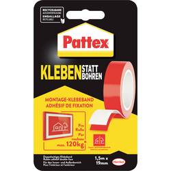 Pattex PRO/DIY Tapes PXMT2 oboustranná lepicí páska bílá (d x š) 1.5 m x 19 mm 1 ks