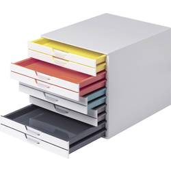 Durable VARICOLOR MIX 10 - 7630 763027 box se zásuvkami bílá DIN A4, DIN C4 , Folio , Letter Počet zásuvek: 10