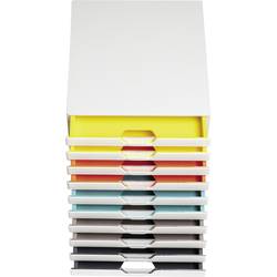 Durable VARICOLOR MIX 10 - 7630 763027 box se zásuvkami bílá DIN A4, DIN C4 , Folio , Letter Počet zásuvek: 10