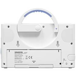 Sangean H203 H203D rádio do sprchy, DAB+, FM, stolní lampa, vodotěšné, bílá