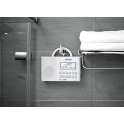 Sangean H203 H203D rádio do sprchy, DAB+, FM, stolní lampa, vodotěšné, bílá