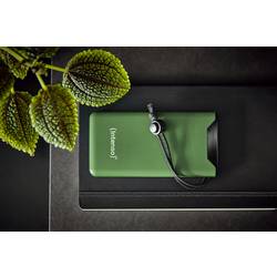 Intenso F10000 powerbanka Li-Pol, 10000 mAh, Quick Charge, Dodávka energie, USB-A, USB-C®, zelená, Indikátor stavu