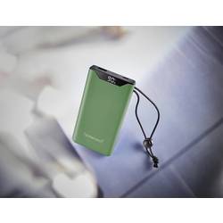 Intenso F10000 powerbanka Li-Pol, 10000 mAh, Quick Charge, Dodávka energie, USB-A, USB-C®, zelená, Indikátor stavu
