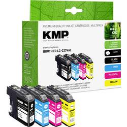 KMP Ink náhradní Brother LC-223BK, LC-223C, LC-223M, LC223Y kompatibilní kombinované balení černá, azurová, purppurová, žlutá B62VX 1529,4005