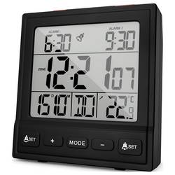 Mebus 25581 budík černá časů buzení 2 2 časy časovače