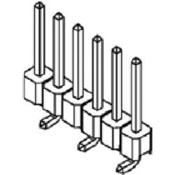 Molex pinová lišta (standardní) Počet řádků: 1 Počet kontaktů v řadě: 3 878980314 1 ks Tape on Full reel