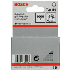 Sponky do sponkovačky z plochého drátu, typ 54 - 12,9 x 1,25 x 10 mm 1000 ks Bosch Accessories 2609200220 Rozměry (d x š) 10 mm x 12.9 mm