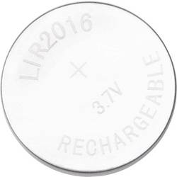 Akyga AKY1981 knoflíkový akumulátor LIR 2016 Li-Ion 22 mAh 3.7 V 1 ks